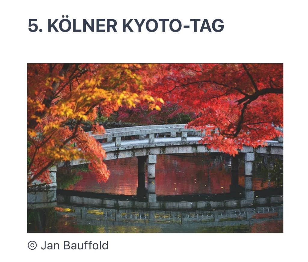 5. COLOGNE KYOTO DAY